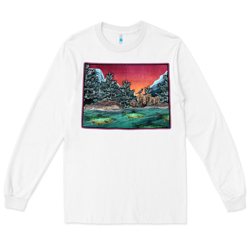Colorado Scenery Map Long Sleeve Tee by Bettercallsaul | Teevron