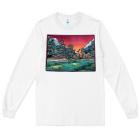 White Colorado Scenery Map Long Sleeve Tee - Bettercallsaul