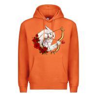 Carrot cupid cat Premium Hoodie - OliviaCreatesArt
