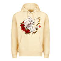 Pina Colada cupid cat Premium Hoodie - OliviaCreatesArt