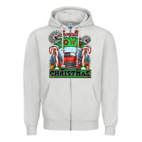 Dove Grey small town christmas Zipper Hoodie - CowGirlArtShop