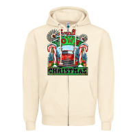 Sandshell small town christmas Zipper Hoodie - CowGirlArtShop