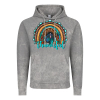 Cloud Rock western thanksgiving rainbow with turkey Vintage Hoodie - RanaPortraitStore