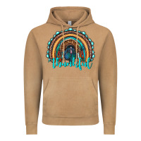 Vintage Camel western thanksgiving rainbow with turkey Vintage Hoodie - RanaPortraitStore