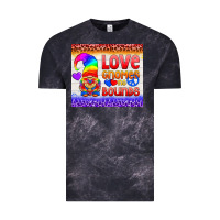 Cloud Black LGBTQ+ Love Gnomes No Bounds Tumbler Vintage Tee - BundleAndBundleShop