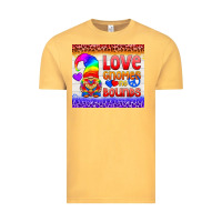 Vintage Mustard LGBTQ+ Love Gnomes No Bounds Tumbler Vintage Tee - BundleAndBundleShop