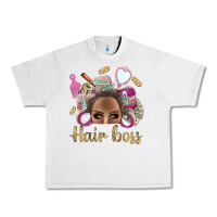 Lunar Rock Hair Boss Afro Messy Bun With Money Bbs Urban Heavy Tee - BundleAndBundleShop