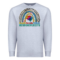 Heather Grey Recognize normalize embrace neurodiversity Autism Premium Sweatshirt - FaDigitalArtStudio
