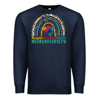 Navy Recognize normalize embrace neurodiversity Autism Premium Sweatshirt - FaDigitalArtStudio