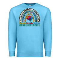 Ocean Blue Recognize normalize embrace neurodiversity Autism Premium Sweatshirt - FaDigitalArtStudio