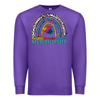 Purple Recognize normalize embrace neurodiversity Autism Premium Sweatshirt - FaDigitalArtStudio
