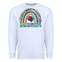 White Recognize normalize embrace neurodiversity Autism Premium Sweatshirt - FaDigitalArtStudio