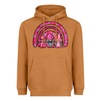 Meerkat breast cancer rainbow gnomes Heavyweight Hoodie - FaDigitalArtStudio