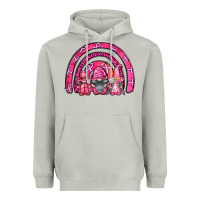 Moon Dust breast cancer rainbow gnomes Heavyweight Hoodie - FaDigitalArtStudio