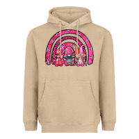 Mushroom breast cancer rainbow gnomes Heavyweight Hoodie - FaDigitalArtStudio