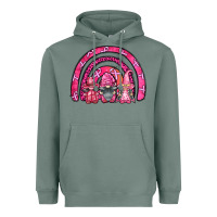 Sage breast cancer rainbow gnomes Heavyweight Hoodie - FaDigitalArtStudio