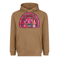 Breast Cancer Rainbow Gnomes Heavyweight Hoodie | Teevron
