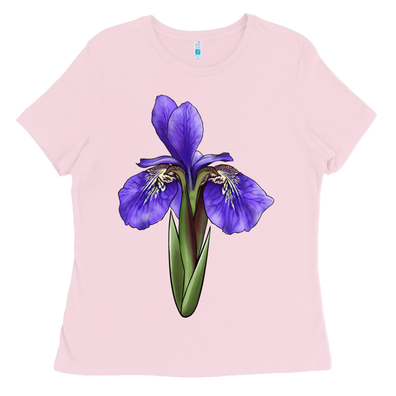 Iris Flower Illustrations Ladies Tee by LillyAllenDesigns | Teevron