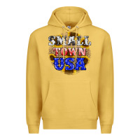 Antique Gold small town usa Premium Hoodie - JahusDesignShop