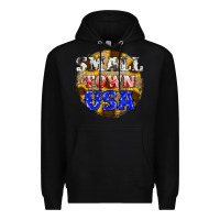 Black small town usa Premium Hoodie - JahusDesignShop
