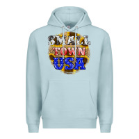 Blue Mist small town usa Premium Hoodie - JahusDesignShop