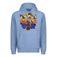 Colony Blue small town usa Premium Hoodie - JahusDesignShop