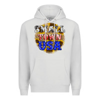 Dove Grey small town usa Premium Hoodie - JahusDesignShop