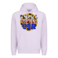 Lilac small town usa Premium Hoodie - JahusDesignShop