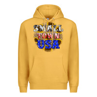 Mustard small town usa Premium Hoodie - JahusDesignShop