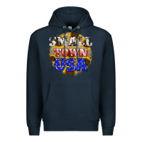 Navy small town usa Premium Hoodie - JahusDesignShop