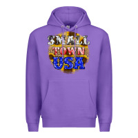 Purple small town usa Premium Hoodie - JahusDesignShop