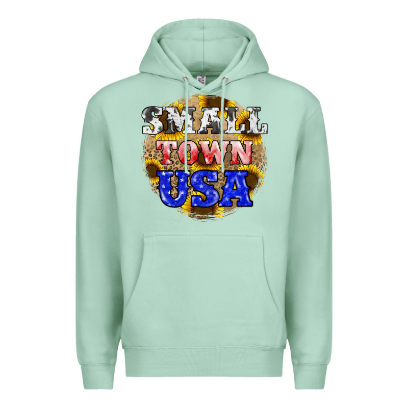 Small Town Usa Premium Hoodie by JahusDesignShop | Teevron