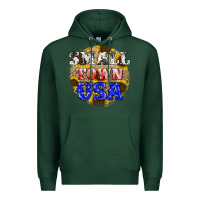 Sports Green small town usa Premium Hoodie - JahusDesignShop