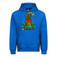 Cobalt Summer Urban Hoodie - CowhideDigitalArt