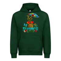 Foreset Green Summer Urban Hoodie - CowhideDigitalArt