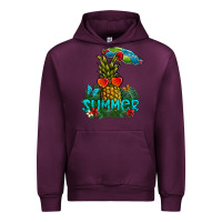 Mauve Wine Summer Urban Hoodie - CowhideDigitalArt