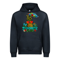 Navy Summer Urban Hoodie - CowhideDigitalArt