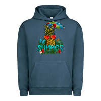 Pigment Midnight Navy Summer Urban Hoodie - CowhideDigitalArt