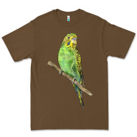 Cacao Budgeriar Bird Parrot Premium Tee - LillyAllenDesigns