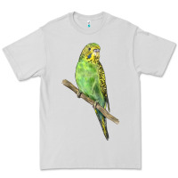 Dove Grey Budgeriar Bird Parrot Premium Tee - LillyAllenDesigns