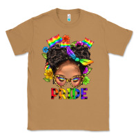 Toasted Coconut LGBTQ+ Messy Bun Mom Pride With Flower Classic Tee - BundleAndBundleShop