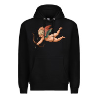 Black cupid olivia Premium Hoodie - OliviaCreatesArt