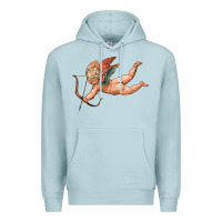 Blue Mist cupid olivia Premium Hoodie - OliviaCreatesArt