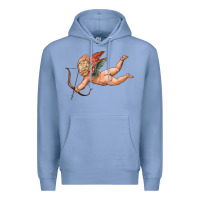 Colony Blue cupid olivia Premium Hoodie - OliviaCreatesArt