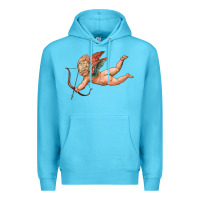 Ocean Blue cupid olivia Premium Hoodie - OliviaCreatesArt