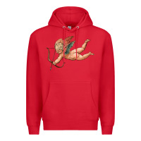 Red cupid olivia Premium Hoodie - OliviaCreatesArt