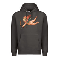 Smoke cupid olivia Premium Hoodie - OliviaCreatesArt
