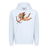 White cupid olivia Premium Hoodie - OliviaCreatesArt