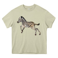 Mossy Baby Zebra Heavy Core Tee - LillyAllenDesigns