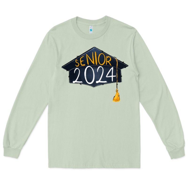 Senior 2024 Graduation Long Sleeve Tee by RanaPortraitStore | Teevron